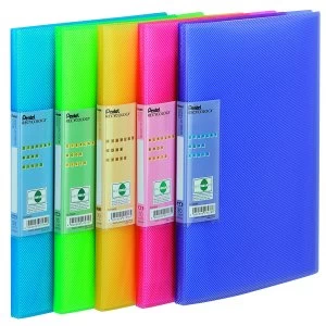 Image of Pentel Recycology Vivid A4 Display Book 30Pocket Violet PK10