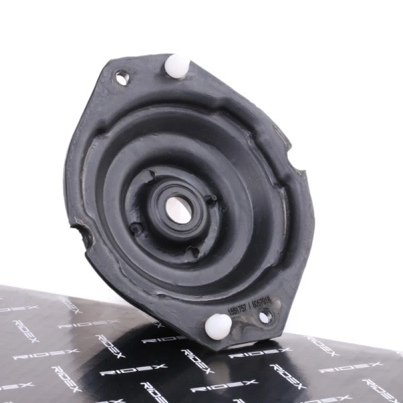 Image of RIDEX 1180S0051 Top strut mount Front Axle, without ball bearing Suspension Strut Support Bearing (1180)