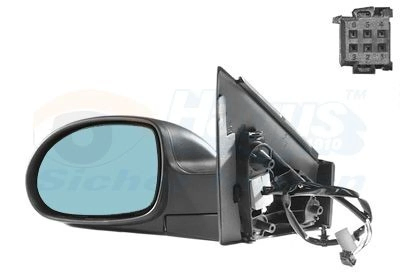 Image of VAN WEZEL Wing mirror VAN WEZEL 0961809