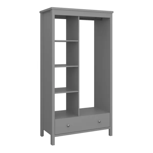 Image of Tromso Open 1 Drawer Wardrobe