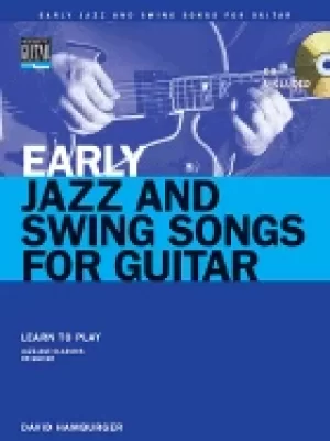 Image of early jazz and swing songs acoustic guitar method songbook