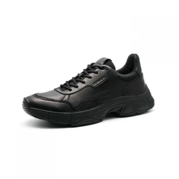 Image of Calvin Klein Demos Top Lace Up Trainers - Black