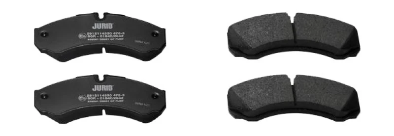 Image of JURID 2912114530 Brake pad set prepared for wear warning indicator, without accessories Brake Pad Set,disc brake (402)