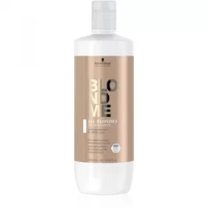 image of Schwarzkopf Professional Blondme All Blondes Detox Cleansing Detoxifying Shampoo For Blondes And Highlighted Hair 1000ml