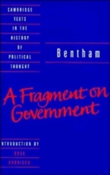 Image of Bentham a Fragment on Government by Jeremy Bentham Paperback