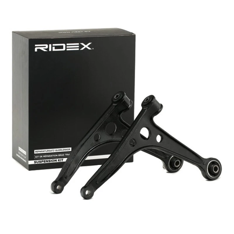 Image of RIDEX 772S0632 Control arm repair kit without ball joint, Front Axle, Control Arm Steel Suspension Kit (772)