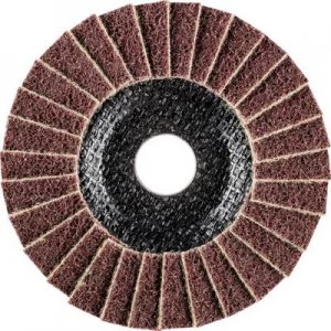 image of PFERD 44694112 Polishing fleece-serrated washer PVL 125 A180M Diameter 125mm 5 pc(s)