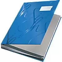 Image of LEITZ Signature Book A4 Blue