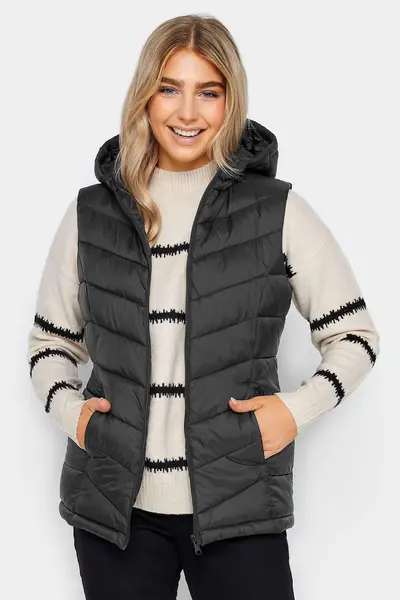 Image of M&Co Quilted Gilet Black