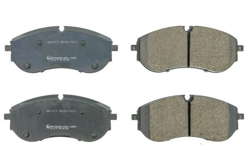 Image of AISIN BPVG-7013 Brake pad set prepared for wear warning indicator Brake Pad Set,disc brake (402)