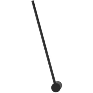 Image of Netlighting Merano Illinois Integrated LED Wall Lamp Sandy Black Aluminium LED 1