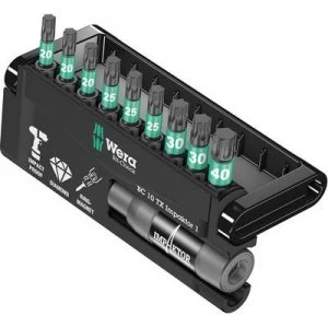 Image of Wera 8767-9/IDC 05057688001 Bit set 10 Piece TORX socket Impaktor technology