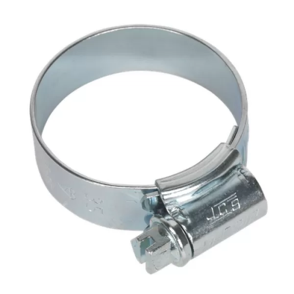 Image of Genuine SEALEY HCJ1 HI-GRIP® Hose Clip Zinc Plated Ø25-35mm Pack of 20