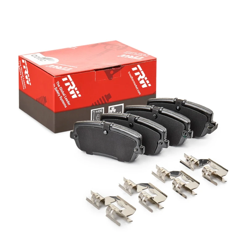 Image of TRW GDB3402 Brake pad set with acoustic wear warning, with accessories Brake Pad Set,disc brake (402)