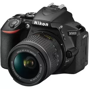 Image of Nikon D5600 + AF-P 18-55 VR - 2 Year Warranty - Next Day Delivery