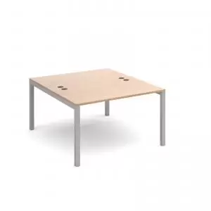 Image of Connex starter units back to back 1200mm x 1600mm - silver frame and