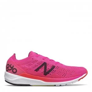 Image of New Balance 890v7 Running Trainers Ladies - Red/White