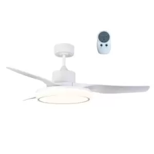 image of Aran LED Ceiling Fan 36W 3200 Lm CCT Double Lighting