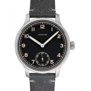 image of Heritage Military Manual-winding Black Dial Mens Watch