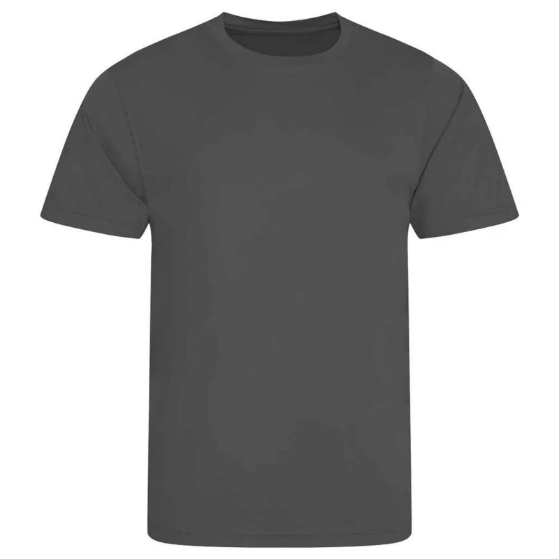 Image of AWDis Cool Mens Smooth T-Shirt in Charcoal Size: Large Charcoal Male L