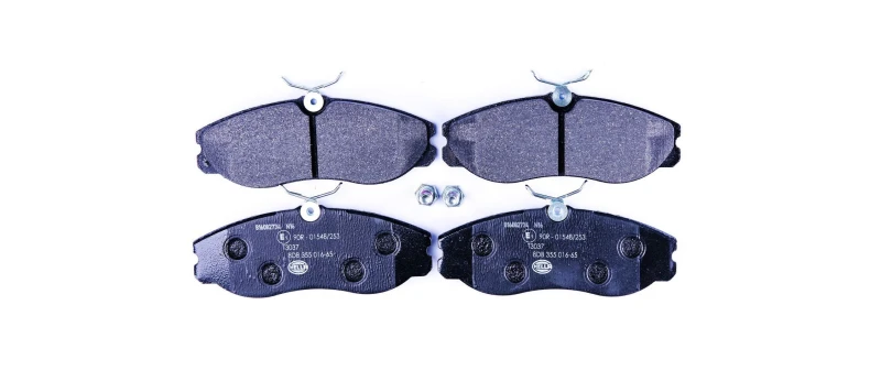 Image of HELLA Brake pad set HELLA 8DB 355 016-651