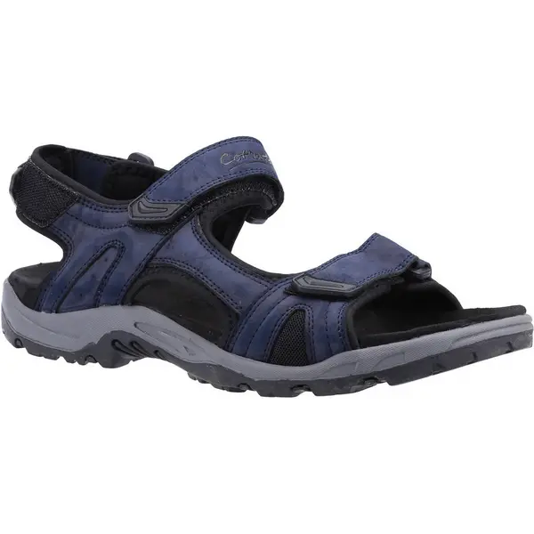 Image of Cotswold Mens Shilton Lightweight Summer Walking Sandals UK Size 7 (EU 41) NAVY COT732-NAVY-7