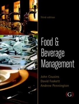 Image of Food and Beverage Management by John Cousins Book