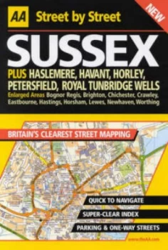 Image of Aa Street by Street Sussex Paperback