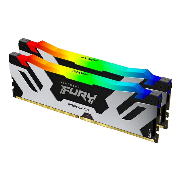 Image of Kingston Kingston Technology FURY 48GB 7200MT/s DDR5 CL38 DIMM (Kit of 2) Renegade RGB XMP KF572C38RSAK2-48