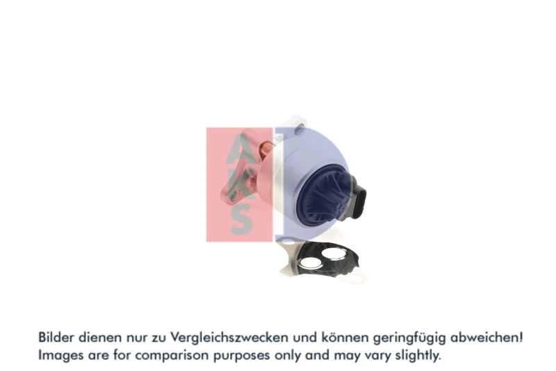 Image of AKS DASIS 155019N EGR valve Solenoid Valve, Electric, with gasket/seal EGR Valve (1145)
