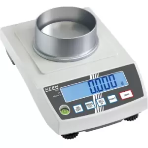 image of KERN Precision scales, with ring-shaped wind guard, weighing range up to 350 g, read-out accuracy 0.001 g, weighing plate 81 mm