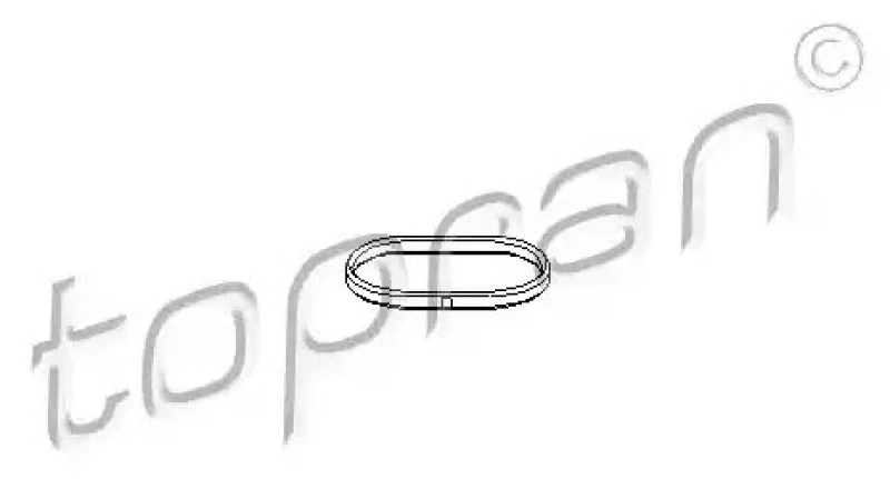 Image of TOPRAN 112 396 Intake Manifold Gasket NBR (nitrile butadiene rubber), Cylinder Head NBR (nitrile butadiene rubber) Gasket,intake manifold (42)