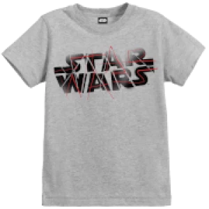 Image of Star Wars The Last Jedi Spray Kid's Grey T-Shirt - 11 - 12 Years - Grey