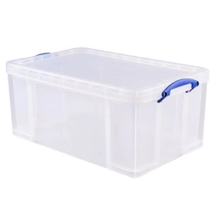 image of Really Useful 64L Storage Box - Clear