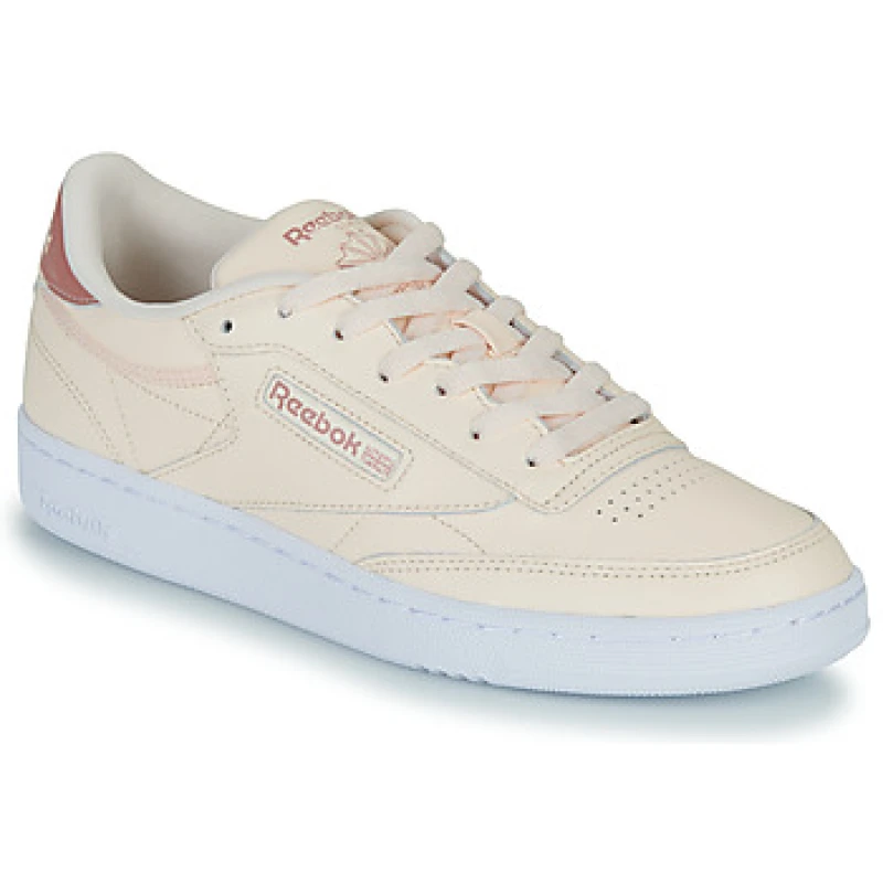 Image of Reebok Classic CLUB C 85 womens Shoes (Trainers) in Pink