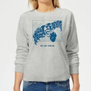 image of Venom We Are Venom Womens Sweatshirt - Grey - 3XL