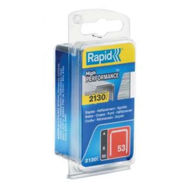 Image of Rapid 5000741 53/6B 6mm Galvanised Staples (Pack 2000) 5000741