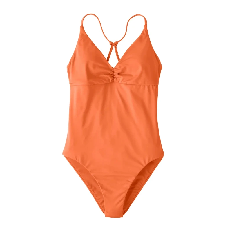Image of Womens 1 Piece swimsuit Patagonia Cross Shore Orange Female XL