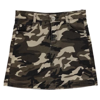 Image of Firetrap Camo Mini Skirt Junior Girls - Camouflage