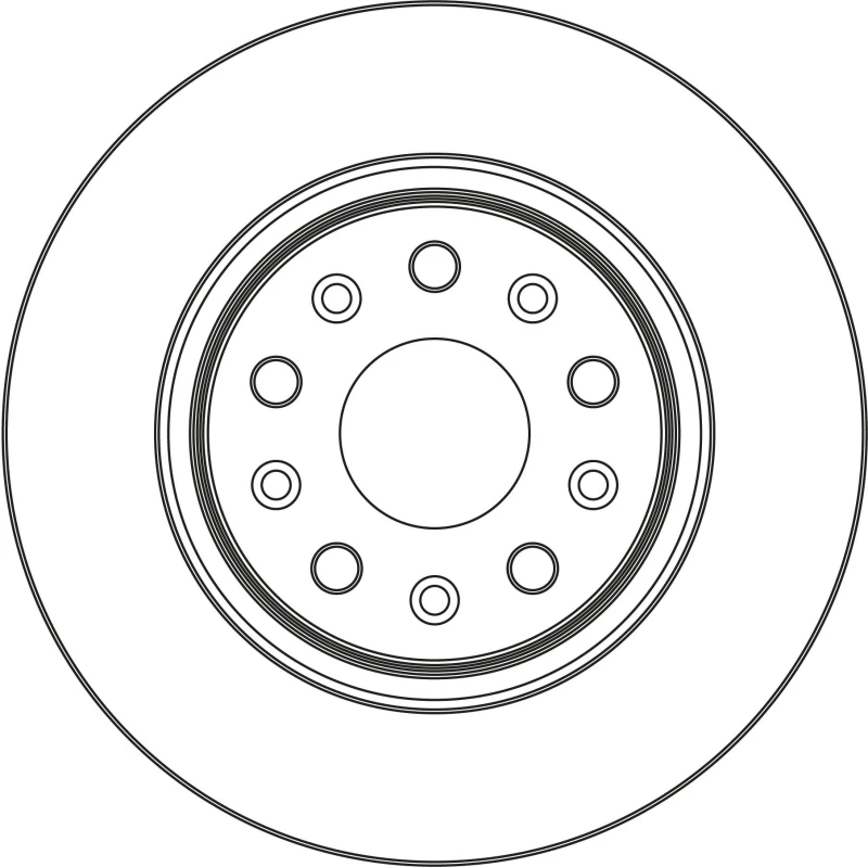 Image of Brake disc TRW DF6869S