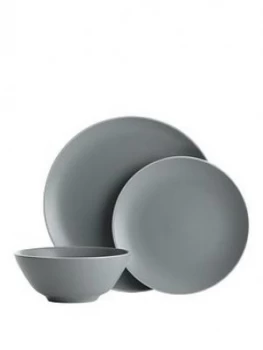 image of Mason Cash Classic Collection 12 Piece Dinner Set - Grey