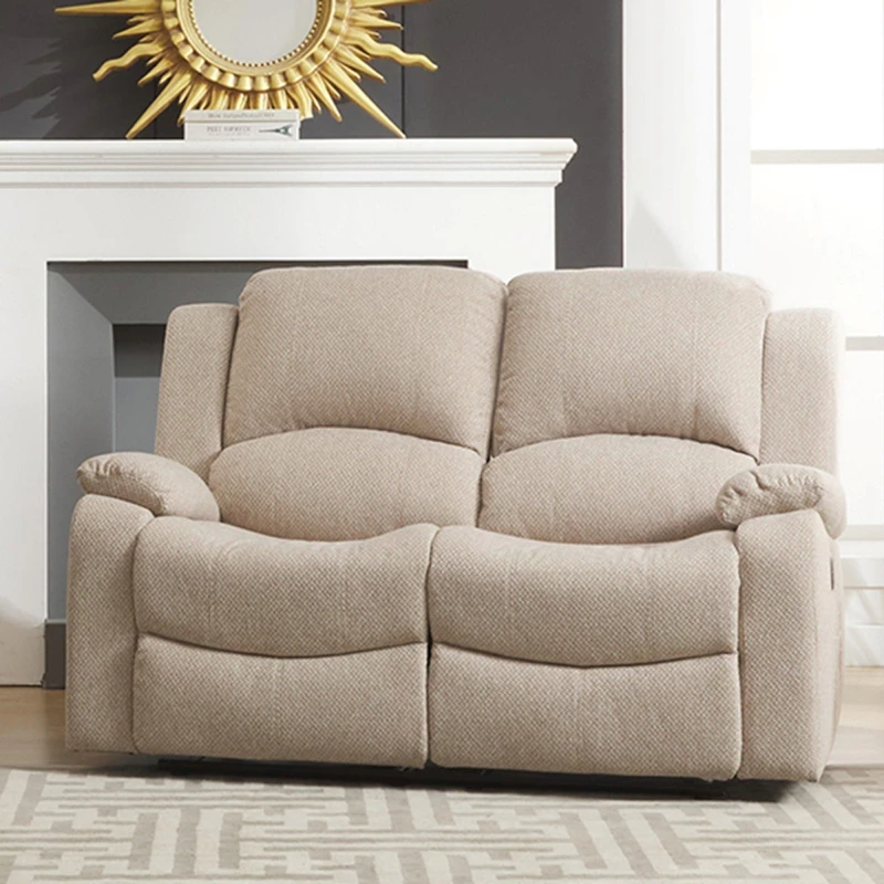 Image of Artemis Home Marldon 2 Seat Manual Recliner Sofa in Beige Beige Unisex