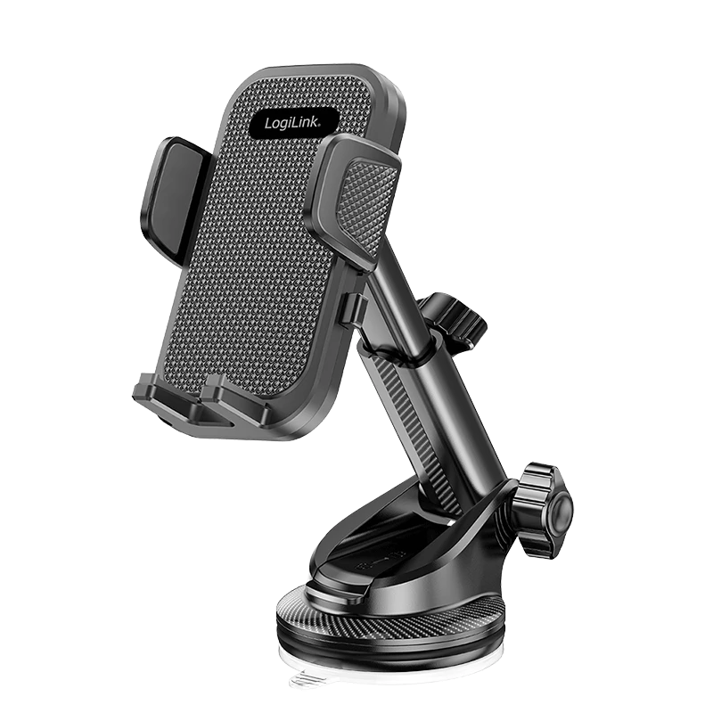 Image of LogiLink Smartphone car holder. for dashboard and windscreen. black