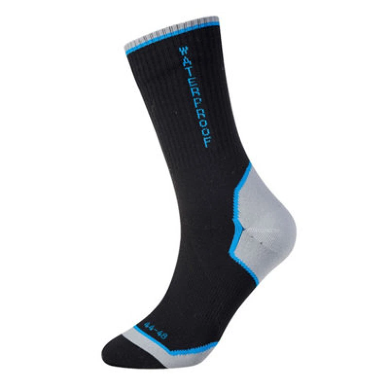 Image of Portwest Performance Waterproof Socks SK23BKR44-48 Colour: Black