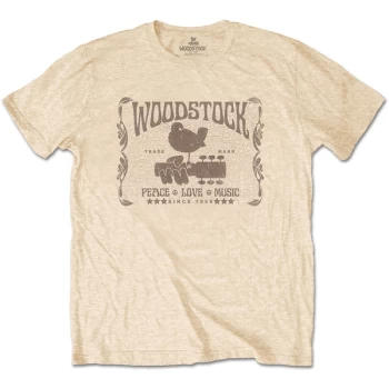 Image of Woodstock - Since 1969 Unisex Large T-Shirt - Yellow