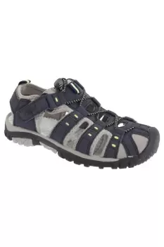 image of Toggle & Touch Fastening Synthetic Nubuck Trail Sandals