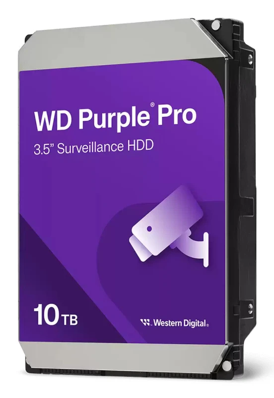 Image of Western Digital WD Purple Pro 10TB Surveillance Hard Drive WD102PURP