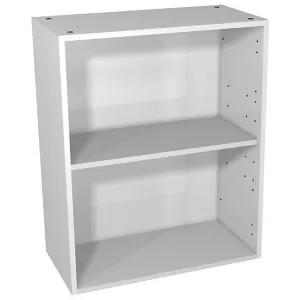 Image of Wickes Vienna Grey Gloss Fitted Open Base Unit - 600 mm