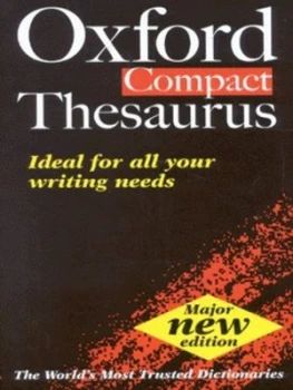 Image of The Oxford Compact Thesaurus by Maurice Waite Hardback