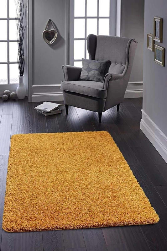 Image of My Mat 'Buddy' Rug in Yellow Size: 67cm x 300cm Yellow Unisex 67cm x 300 cm